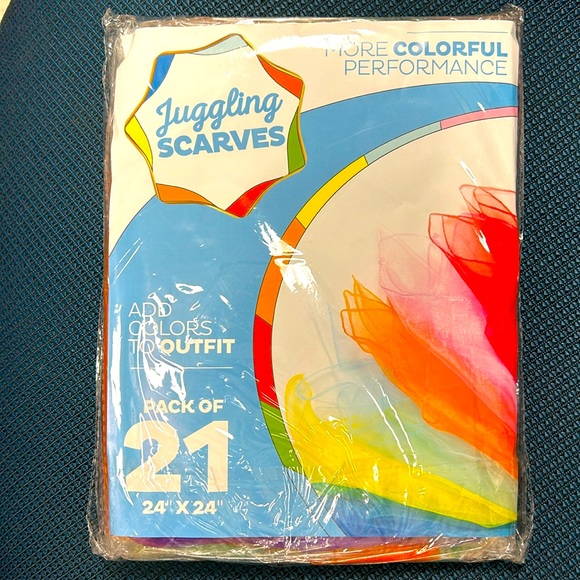 Juggling scarves set 21 - Picture 1 of 3